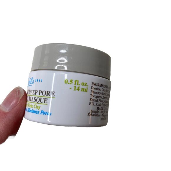 Kiehl's Rare Earth Deep Pore Cleansing Masque Mask Travel Sample 14 ml / 0.5 oz - Picture 3 of 5